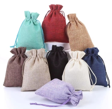 Custom Linen Jewelry Bags