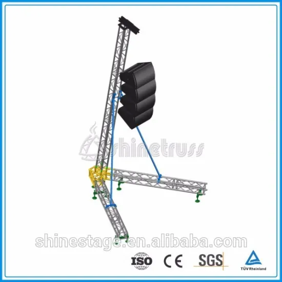 widely used bolt / spigot line array hanging a speaker truss outdoor