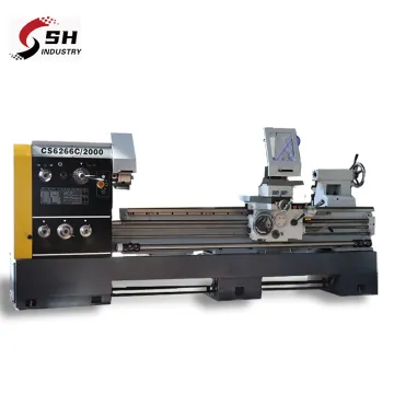 CS6266C Conventional Manual Lathe Machine: Large Model Metal Gap Bed Lathe