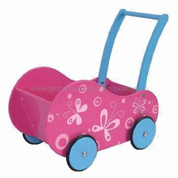 80x36.5x54cm Wooden Babies' Walker for Promotions, EN 71 Test