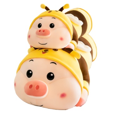 Wholesale Soft Plush Animal Pillows - Bee & Pig Designs for Kids' Parties