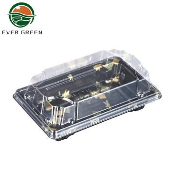 Wegwerpafhaalplastic Serveer Sushi Tray Food Platter