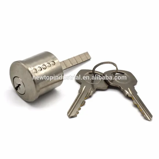 High quality mortise rim door lock cylinder with brass pins and brass keys