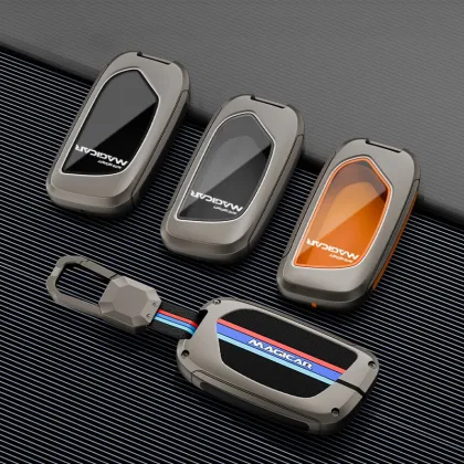 Magicar Car Alarm System Key Cover Case for Models 909 903 908 700 906 907 M500 905 - Dominant Zinc Alloy Remote Start Compatible