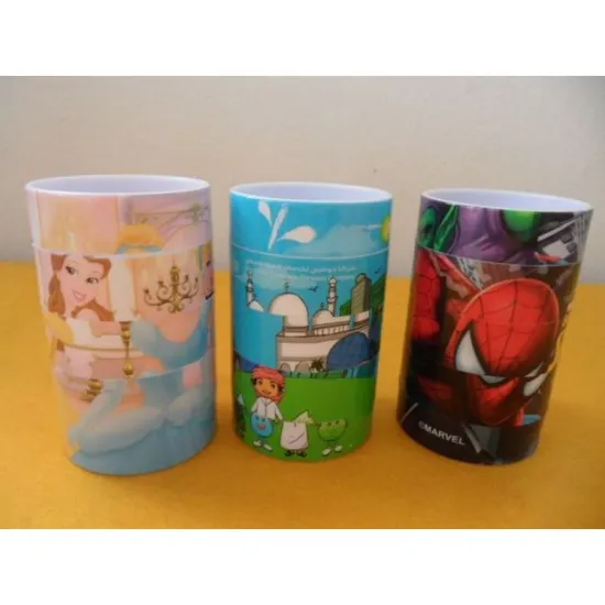 Hot Sale Logo Customized juice cup share puzzle cup