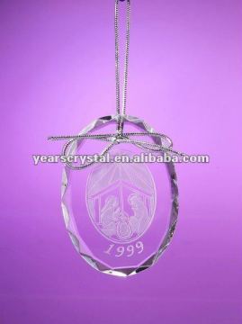 man-made crystal Christmas treee small decorations for pendant ornament(R-0863)