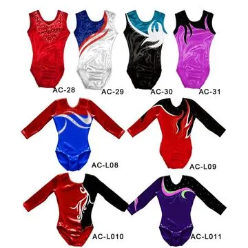 2014 Hot Girls' Lycra Fashionable Gymnastic Clothing