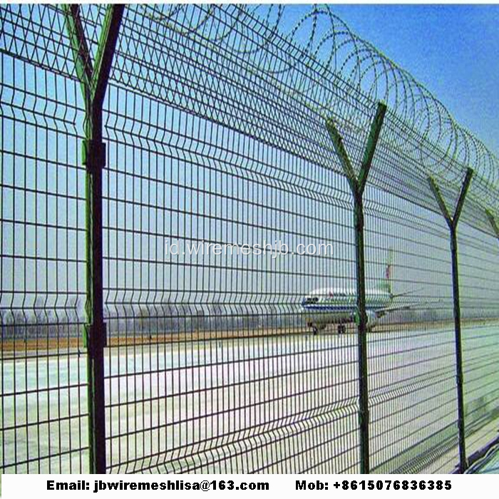 Y Type Welded Wire Mesh Fence / Pagar Bandara