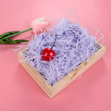 Recycle Pink Shredded Paper for Gift Baskets