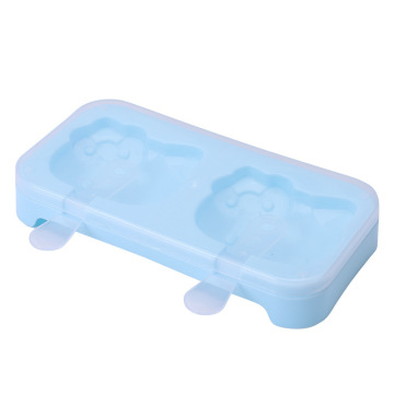 Custom 3-Cavity BPA-Free Animal-Shaped Silicone Ice Cream & Popsicle Mold with Sticks