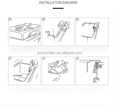 Black Gray Waterfall Smart Kitchen Sink with Faucet Kit