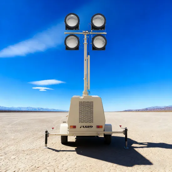 FURD 5m 7m 9m 4x1000W Metal Halide Lighting Mobile Light Tower
