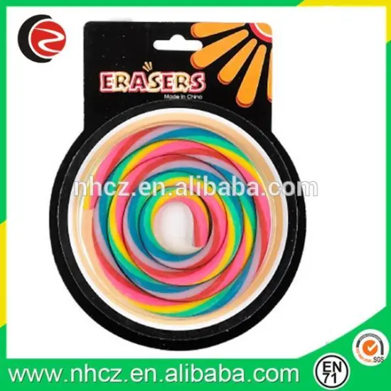 Neon Twist Eraser Blister Set