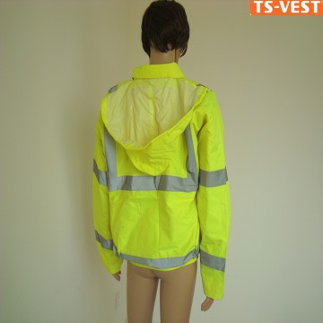 Yellow rain jacket,bike rain jacket,motorcycle rain jacket