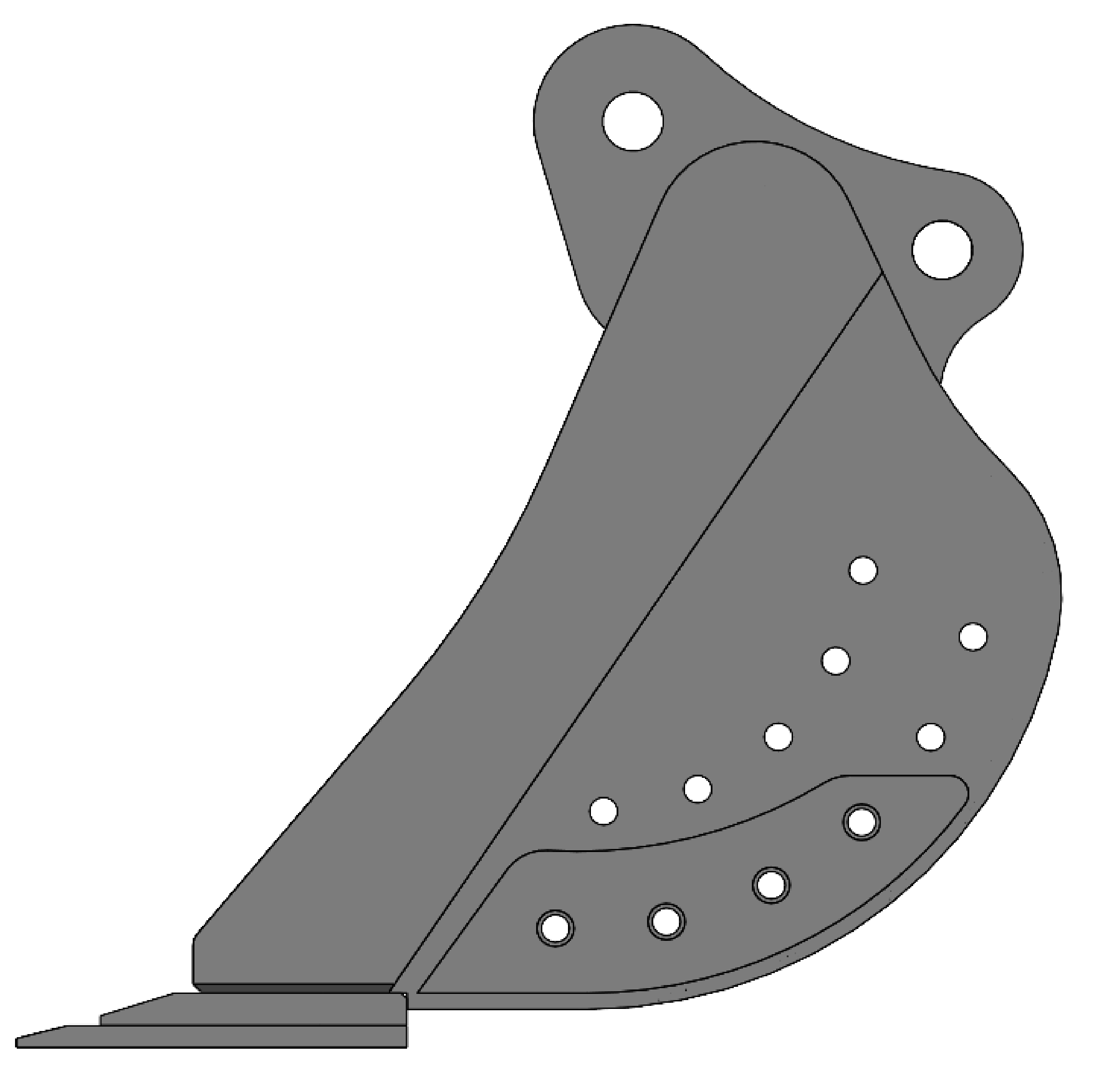 13T-0.6m³ Mud Bucket