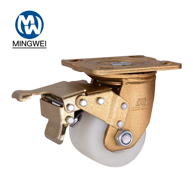 Heavy Duty Nylon Swivel Caster With Brake