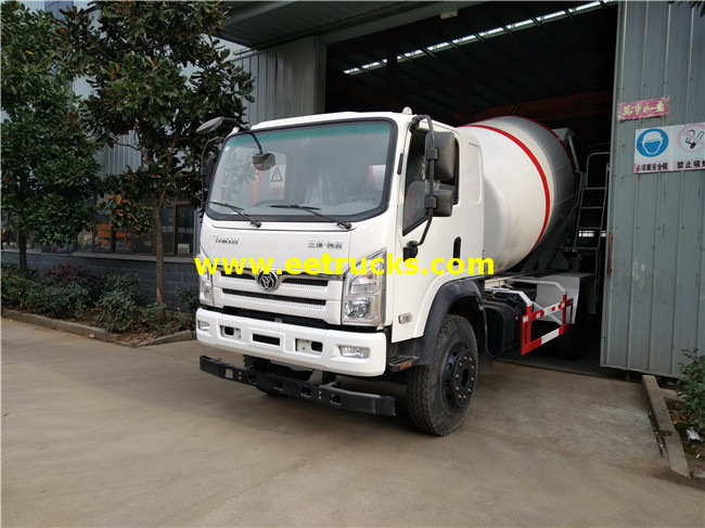 4cbm Dump Mixer Trucks