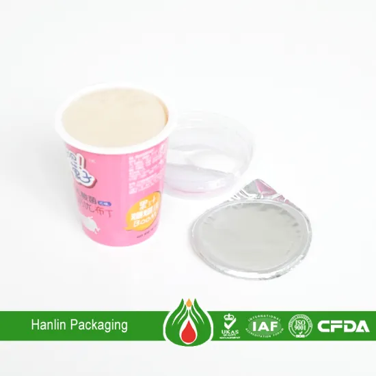 30-40mic print ink/AL/HSL heat sealing aluminium foil