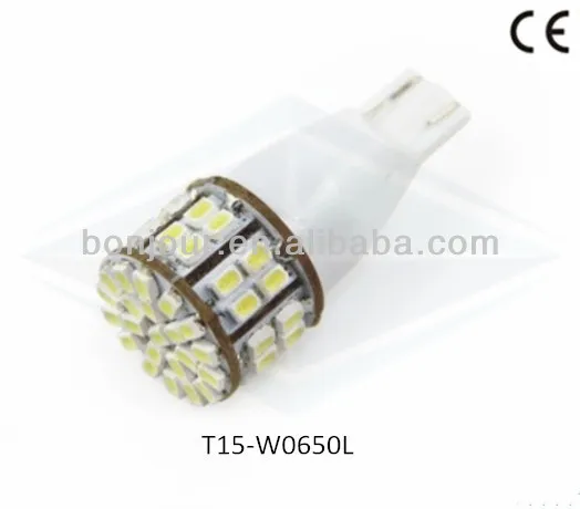 Bonjour Led Auto Light T15 W5W 50SMD 3020 1206 with CE