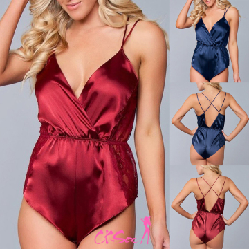 Sultry Romper Lingerie with Adjustable Strapes