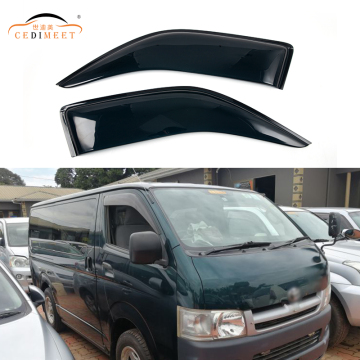 2007 Toyota Hiace Rain Guard Door Visor Acrylic Sun Shade Car Care
