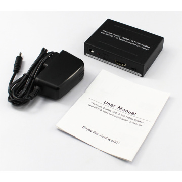 EDID SPDIF RCA HDMI Splitter 1 x 2