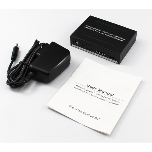 EDID SPDIF RCA HDMI Splitter 1 x 2