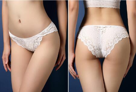 women lace underwear white