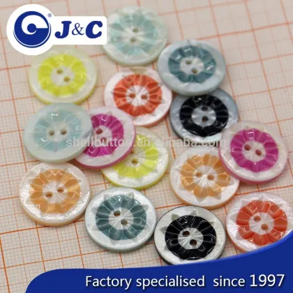 spraying river shell button match pantone color