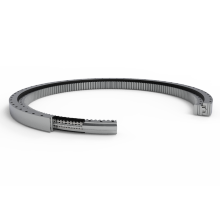 میز گردان استوانه ای شش ردیفه با دندانه روی حلقه بیرونی