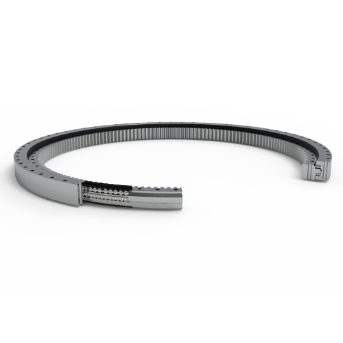 میز گردان استوانه ای شش ردیفه با دندانه روی حلقه بیرونی