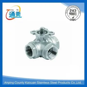 made in china casting stainless steel 3-way motorized valve