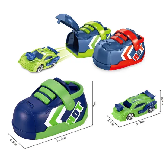 Competition-Ready Dollar Item Store Promotion Launchers: Introducing the Car-Shooting, Shoe-Toy Ejection Shoes & More for Exciting Kids' Playsets