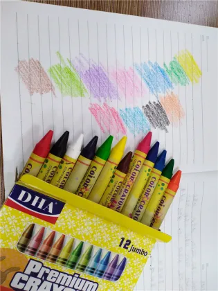 Wholesale Jumbo Crayon Sets for Children's Art and Painting