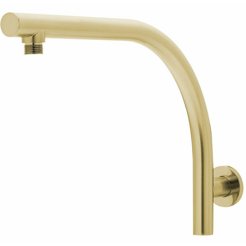 Brushed Gold Messing Shower Arm
