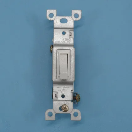 Single Toggle Switch General Electric 15A 120V Electrical