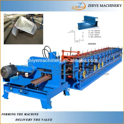 C Z Purlin Automatic metal roof panel roll forming machine/Updated Tech C Z Channel Purlin Roll Forming Machinery