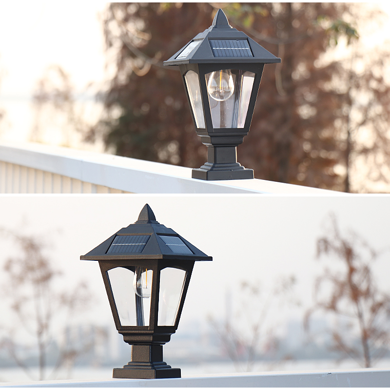 Pillar Solar Garden Light