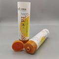 flip top cosmetic plastic squeeze tube packaging