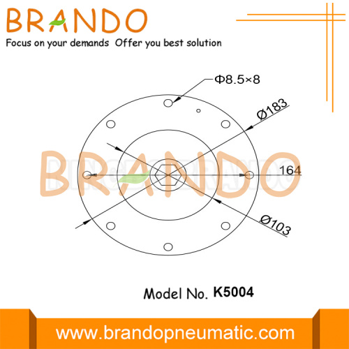 K5004 K5000 Diaphragm for Goyen Jet Pulse Valve CA50T CA62T