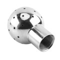 Internal thread rotary cleaning ball