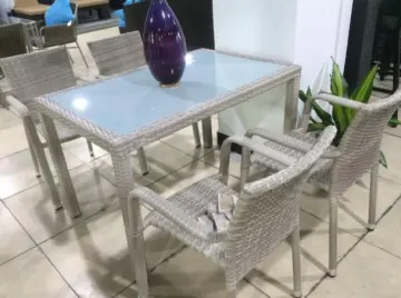 rattan chair and dining set furniture use outdoor