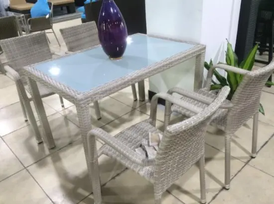 rattan chair and dining set furniture use outdoor