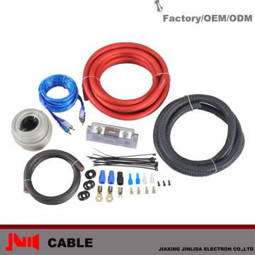 Professional Car Amplifier Wiring Kits 0GA High end speaker cable For Car Subwoofer