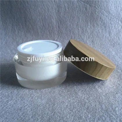 Bamboo cream jar, wooden cosmetic jars