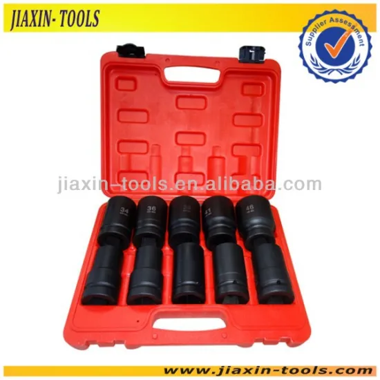 chrome vanadium impact 1 inch drive socket set