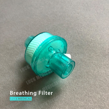 Traqueostomía desechable HMEF HME Filtro de respiración