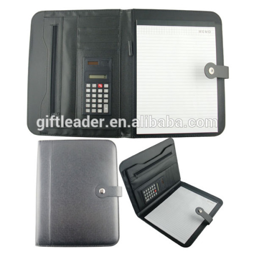 A4 PU Leather Business Notebook with Calculator