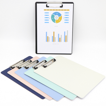 Custom Logo Best Quality A4 Size Plastic Acrylic Exam Pad Clip Board A4 Plastic Storage Foldable Nursing Clipboard Plastic