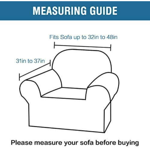 Velvet Armchair Cover Couch Covers 1 Cushion